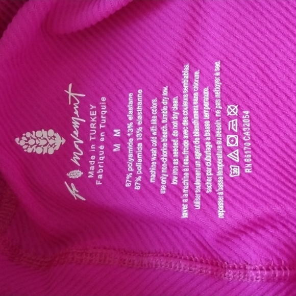 Free People Movement throw back textured leggings in Mexican sage NWT - Picture 5 of 5